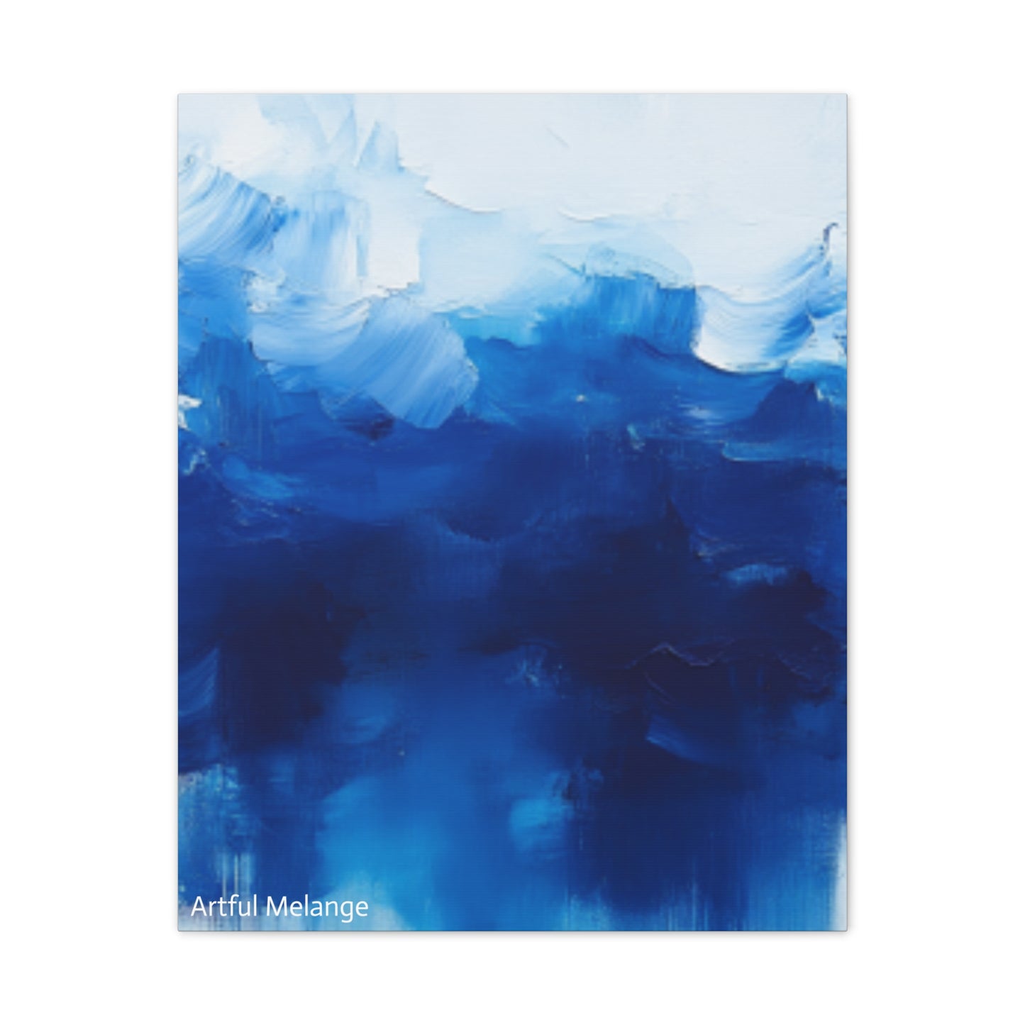 Acrylic Abstract Canvas Print - Richly Textured Artistry