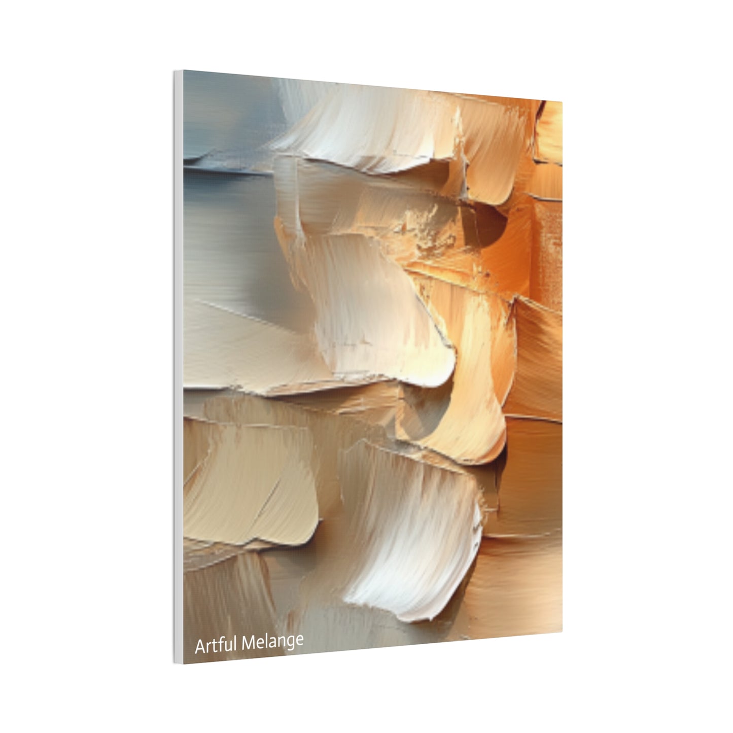 Acrylic Abstract Canvas Print - Richly Textured Artistry