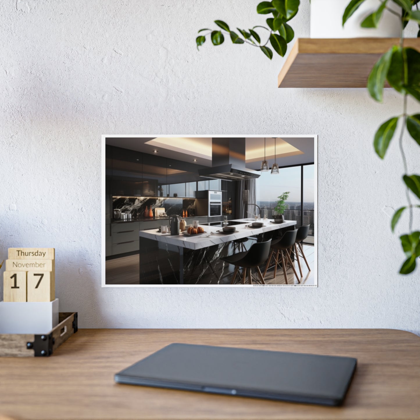 High-End Modern Kitchen Poster