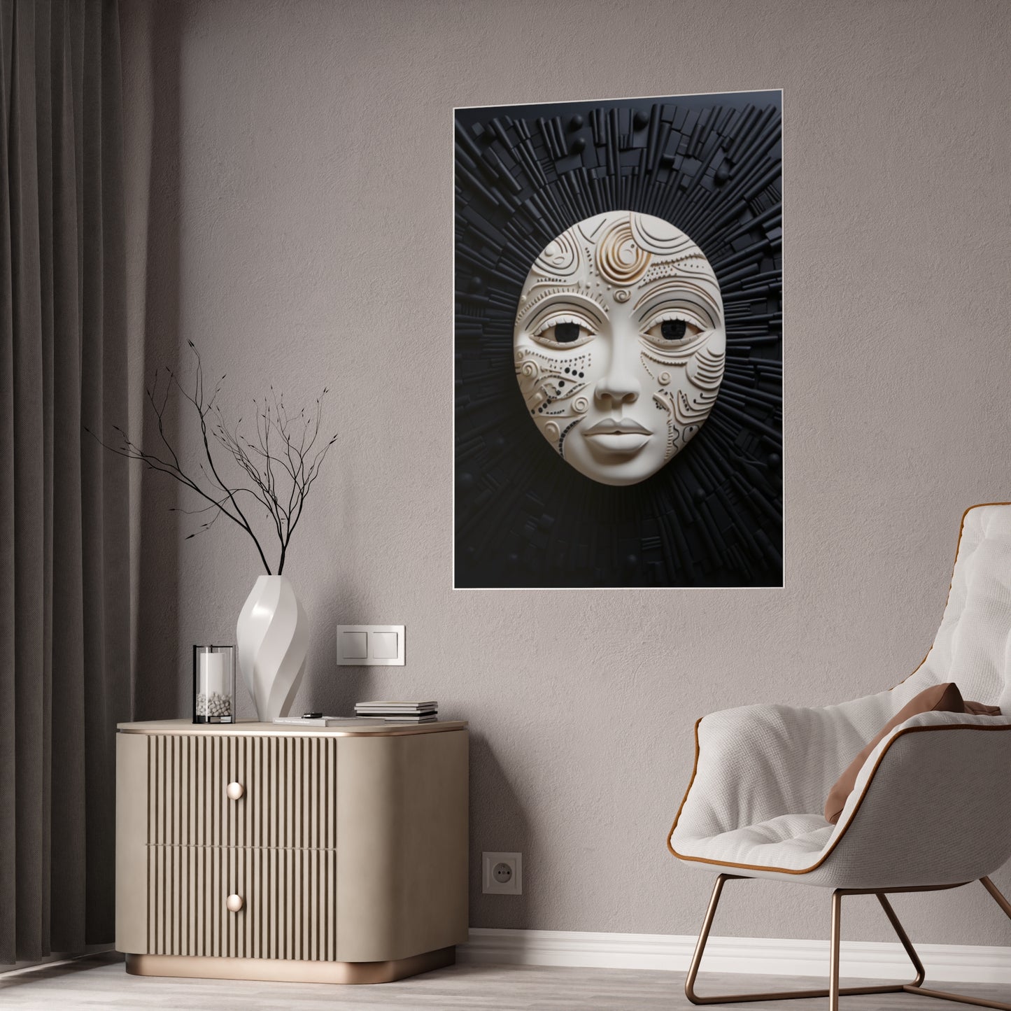 AfroElegance: Empowering Melanated Women Poster