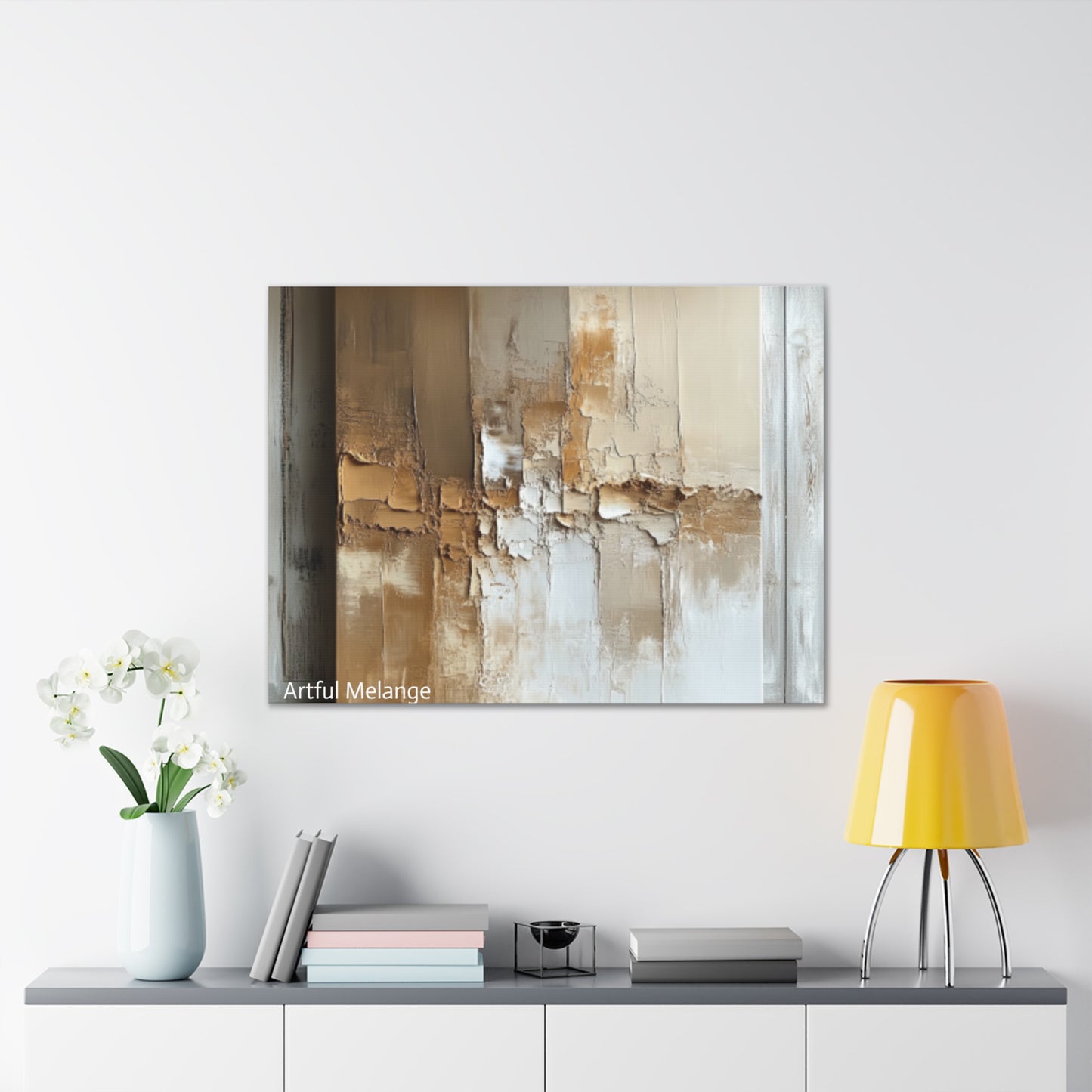 Acrylic Abstract Canvas Print - Richly Textured Artistry