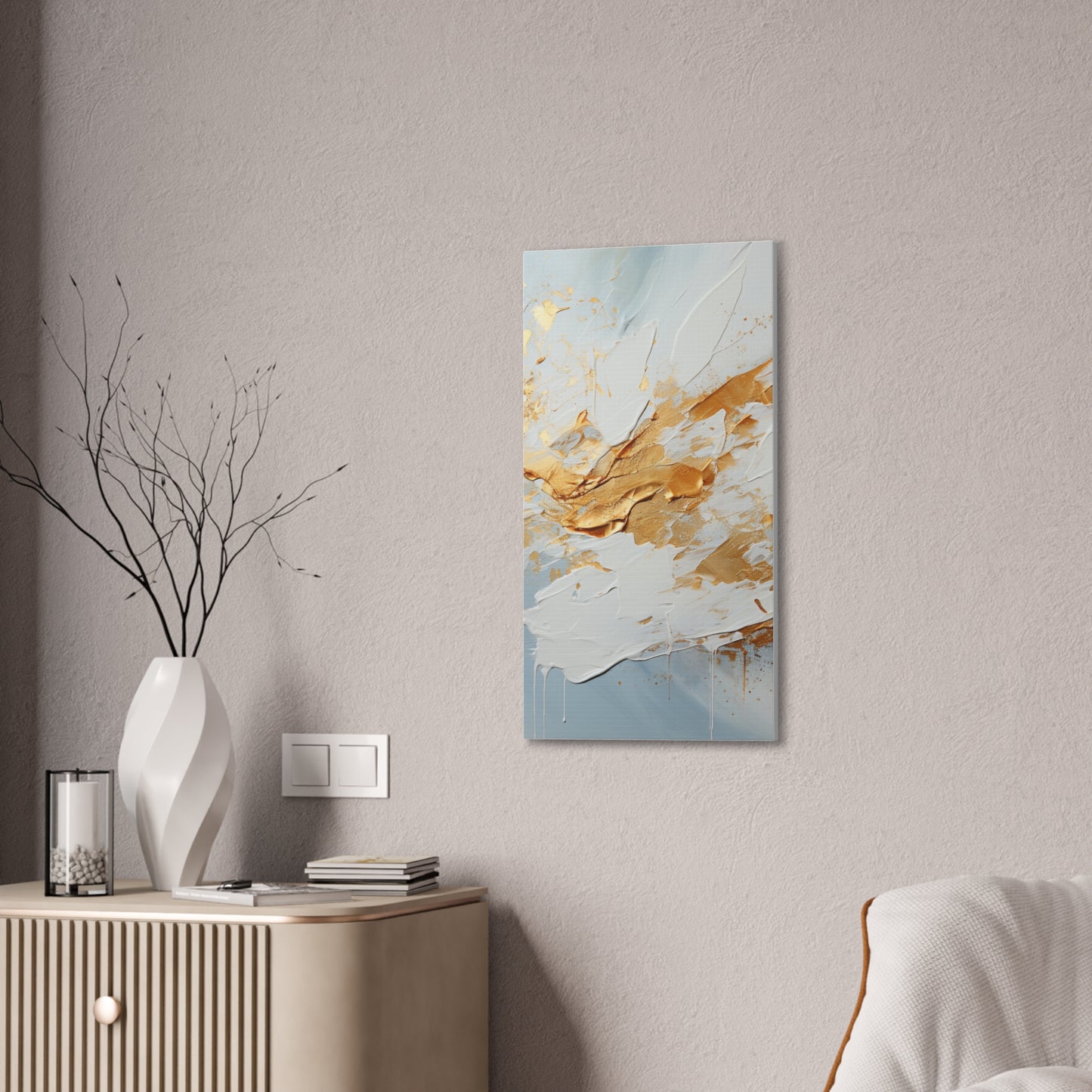 Acrylic Abstract Canvas Print - Richly Textured Artistry