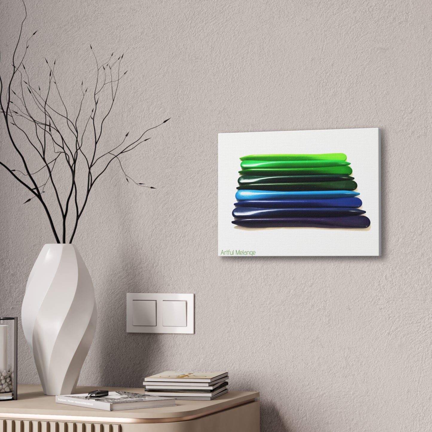 Spectrum Stacks: A Colorful Daydream in Posters and Canvas Prints