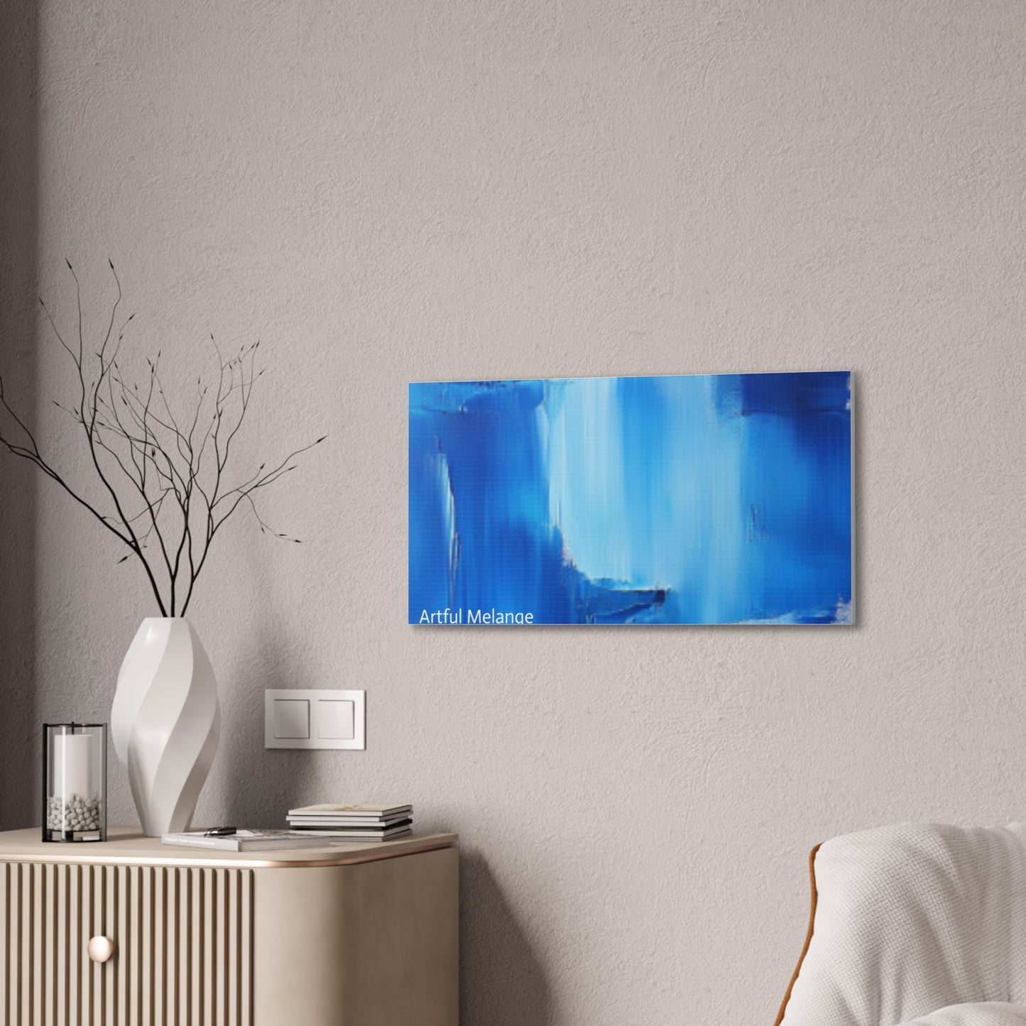 Acrylic Abstract Canvas Print - Richly Textured Artistry