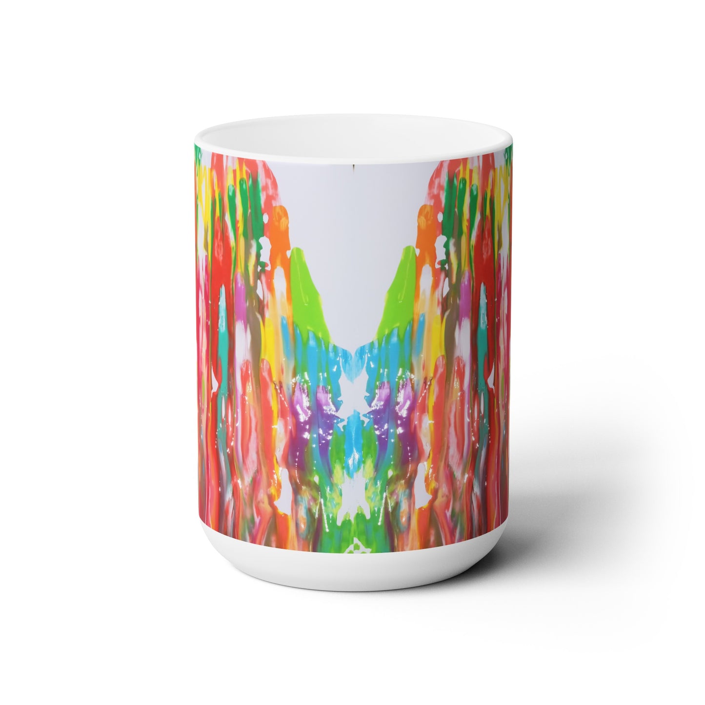 Artsy Abstract Ceramic Mug 15oz