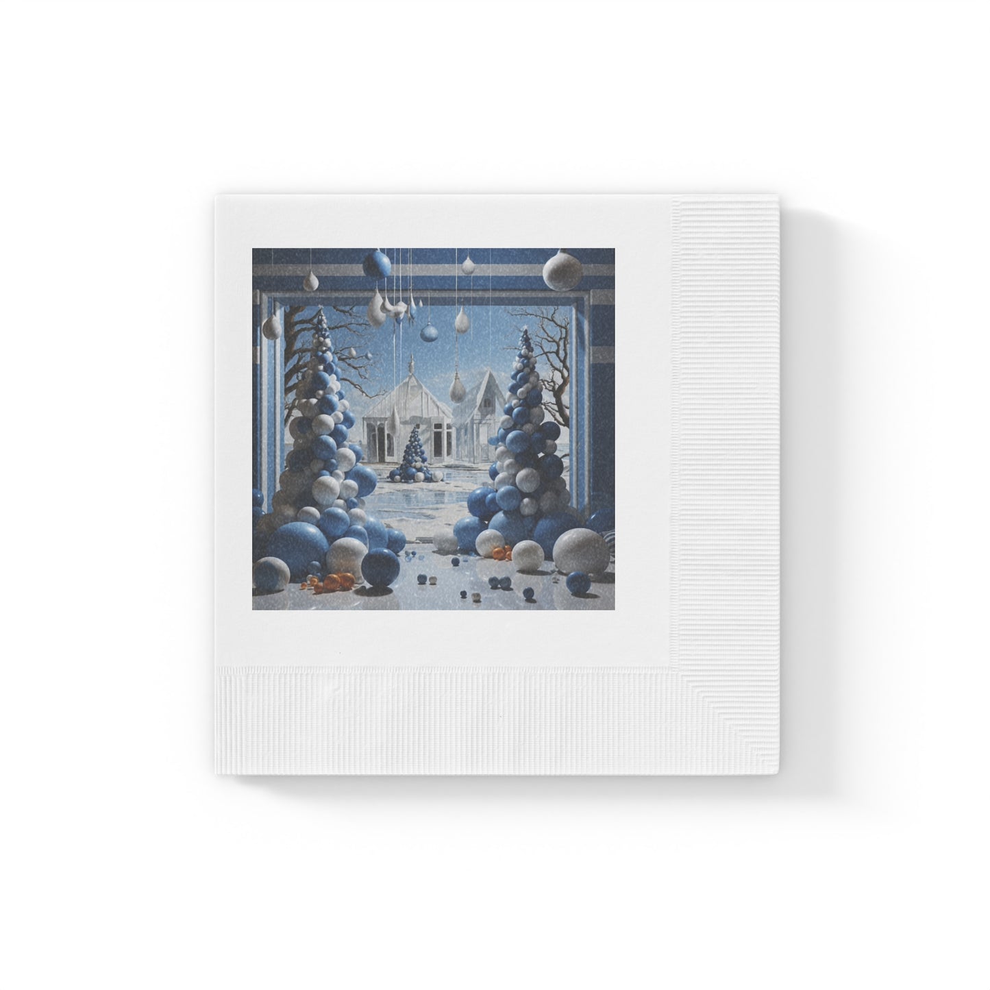 Dynamic Holiday Napkins for Sophisticated Living Spaces