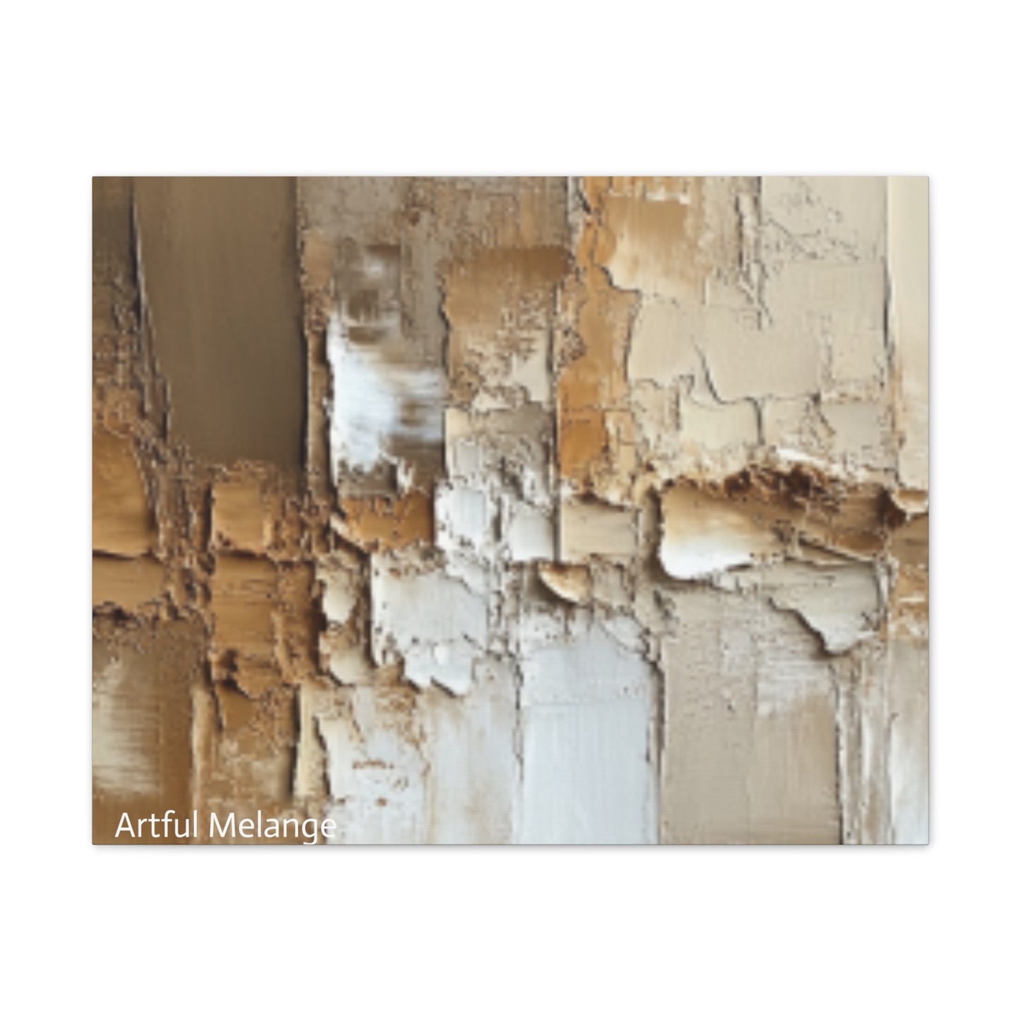 Acrylic Abstract Canvas Print - Richly Textured Artistry