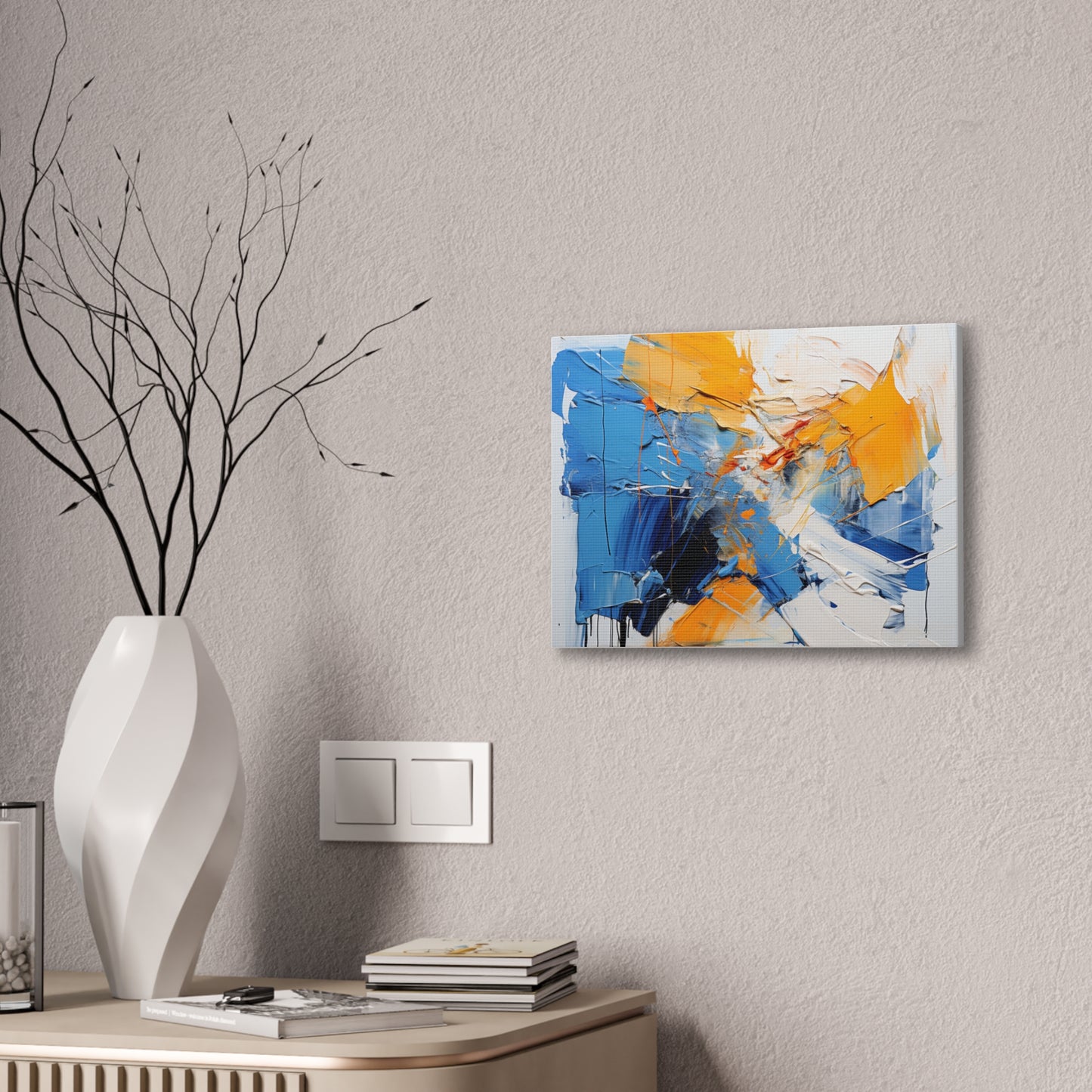 Copy of Timeless Elegance: Refined Vibrant Hues Canvas Print for Sophisticated Living Spaces
