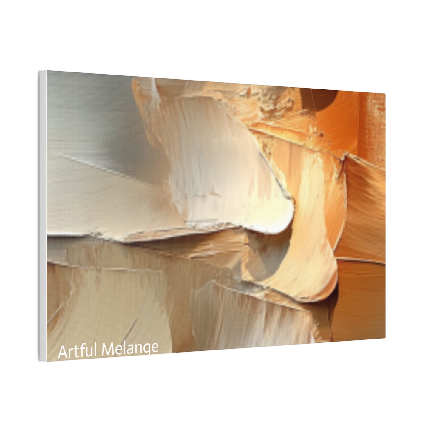 Acrylic Abstract Canvas Print - Richly Textured Artistry