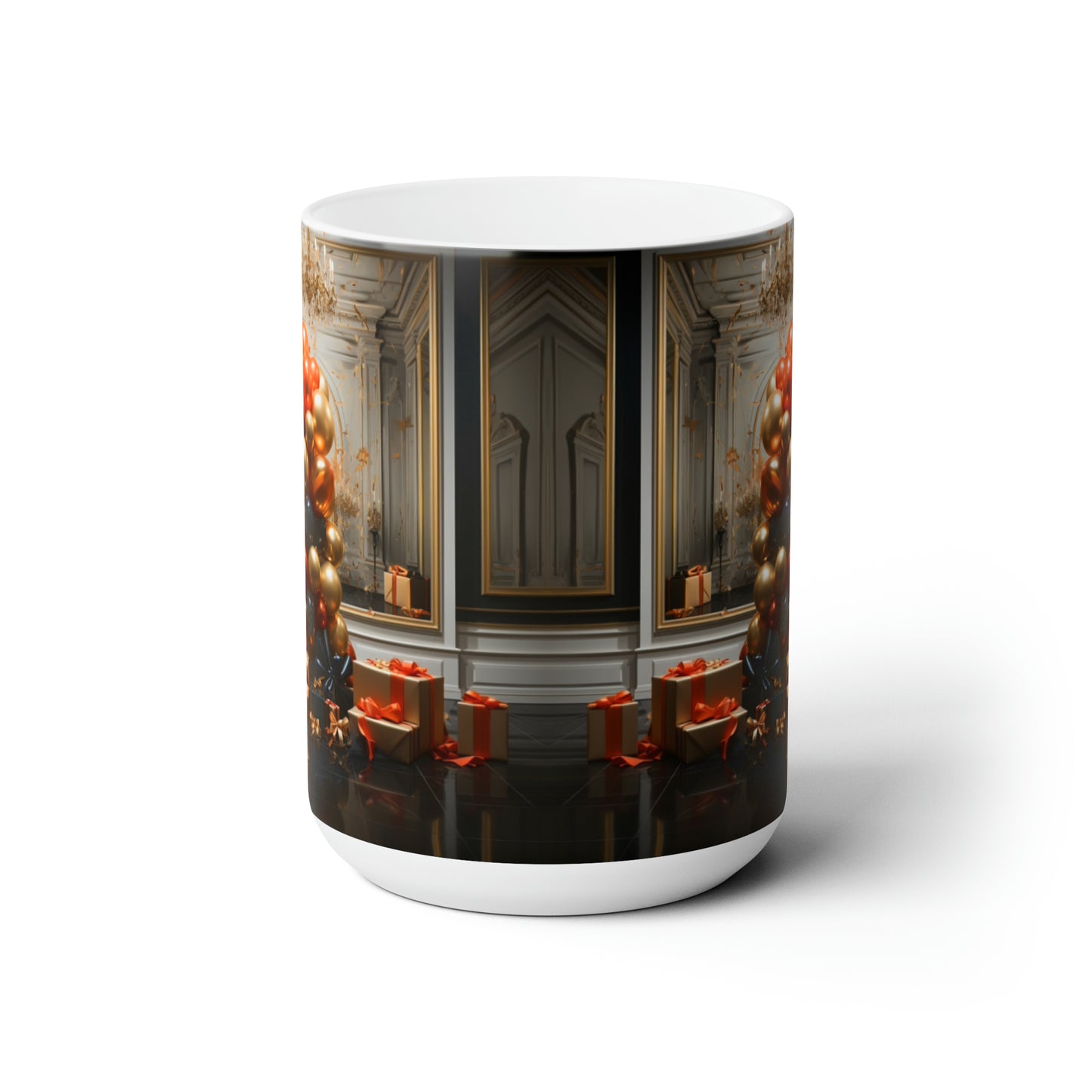 Cozy Holiday Mugs: Embrace the Season with Our Festive Living Scenes 15oz