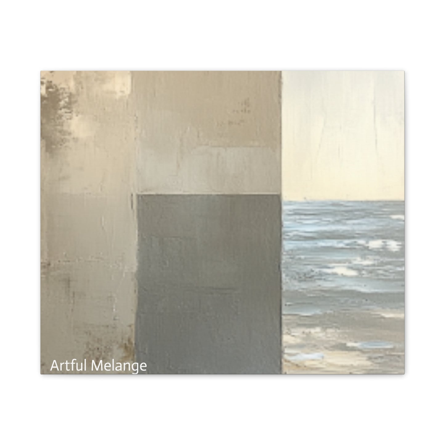 Acrylic Abstract Canvas Print - Richly Textured Artistry