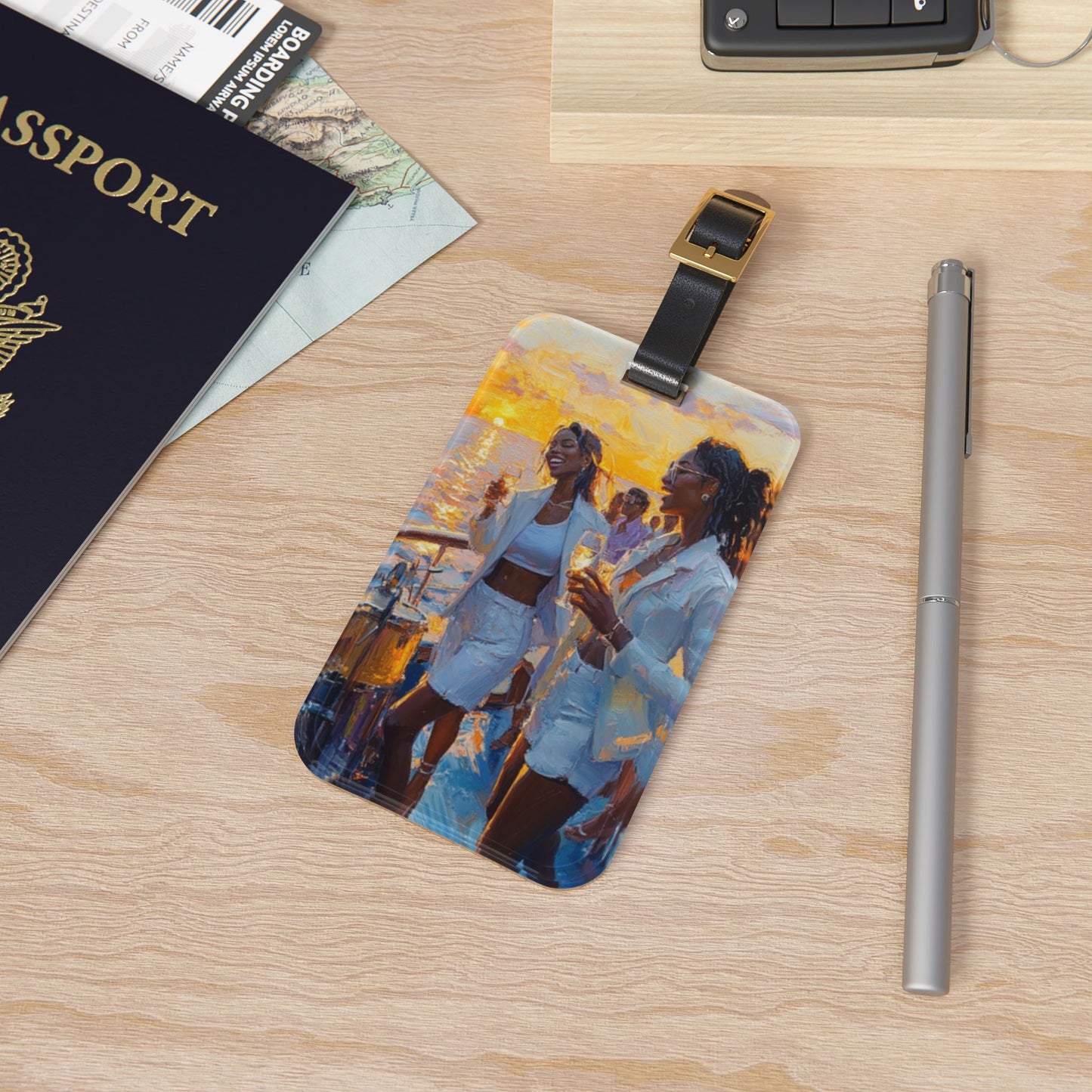 Art Voyage Sisters That Travel Luggage Tag Collection