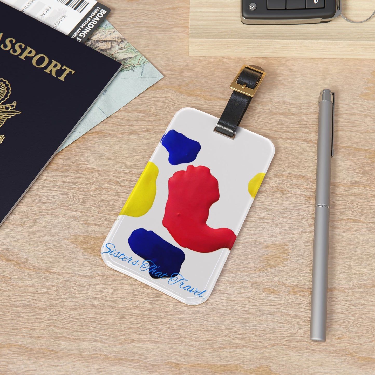 Art Voyage Sisters That Travel Luggage Tag Collection