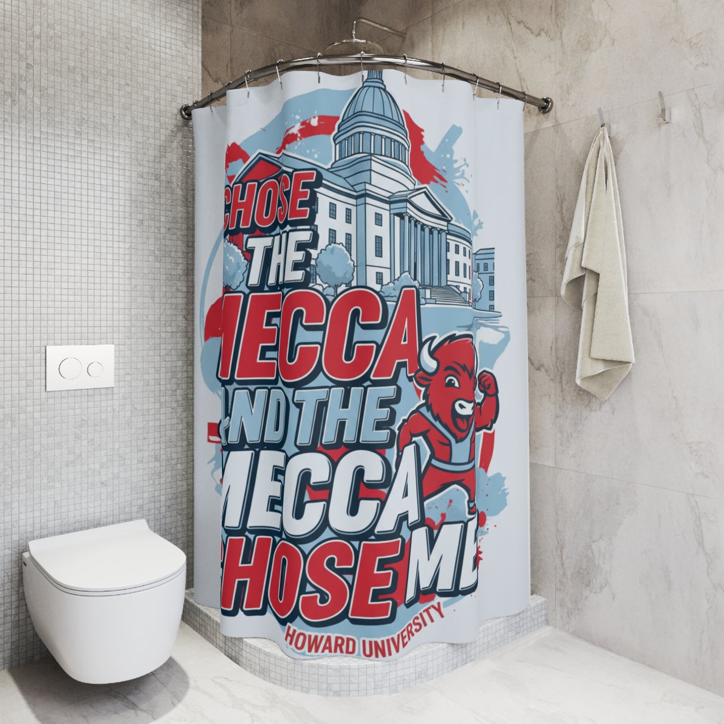 I Chose the Mecca and the Mecca Chose me Shower Curtain 5