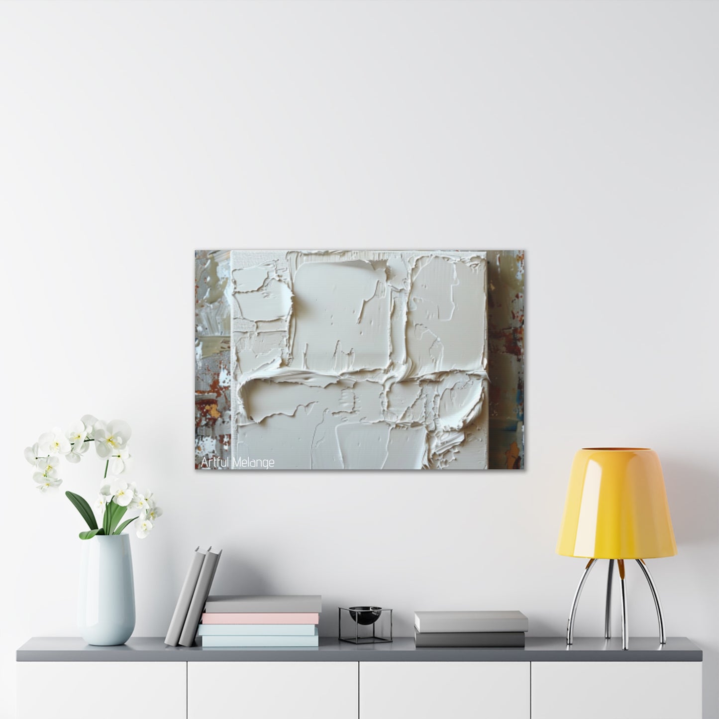Primary Elegance: A Symphony of Sophistication Canvas Print