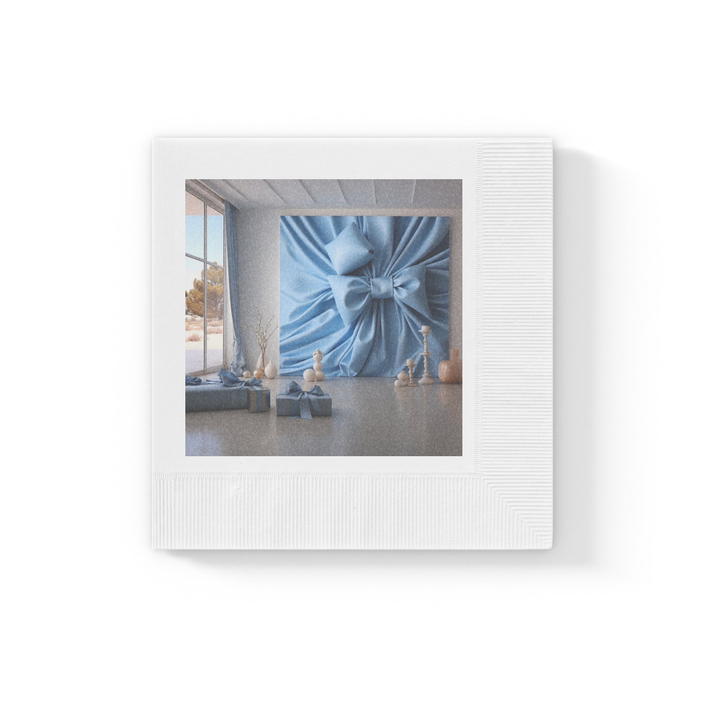 Dynamic Holiday Napkins for Sophisticated Living Spaces