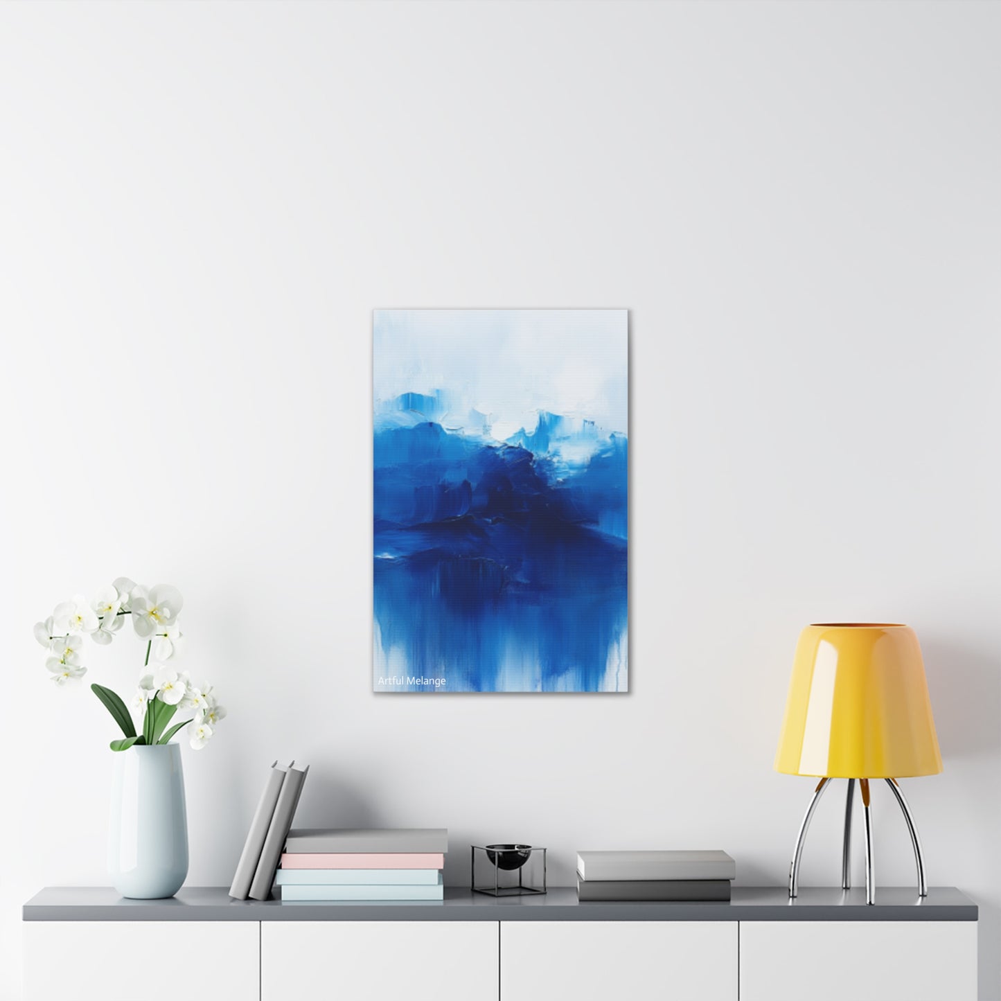 Acrylic Abstract Canvas Print - Richly Textured Artistry