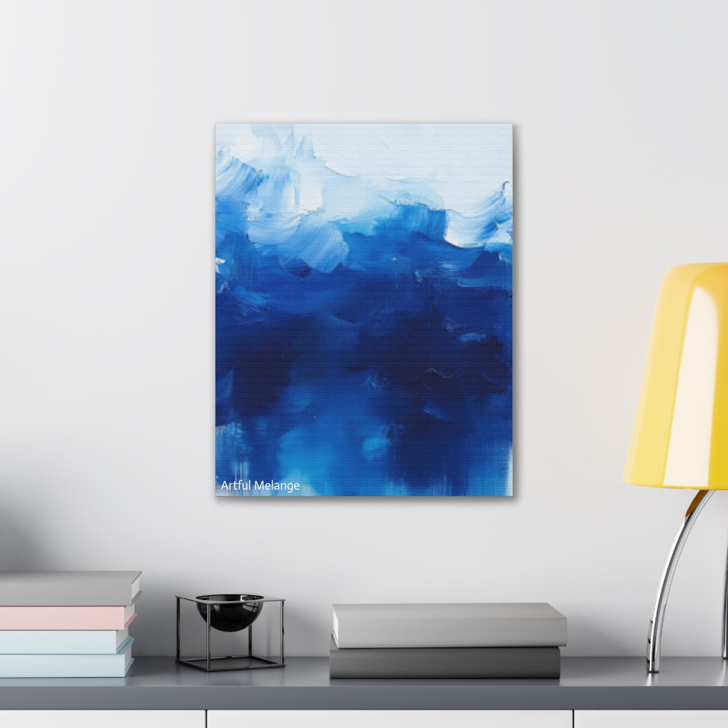 Acrylic Abstract Canvas Print - Richly Textured Artistry