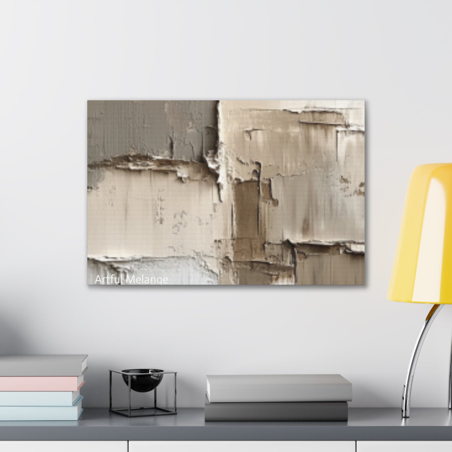 Acrylic Abstract Canvas Print - Richly Textured Artistry