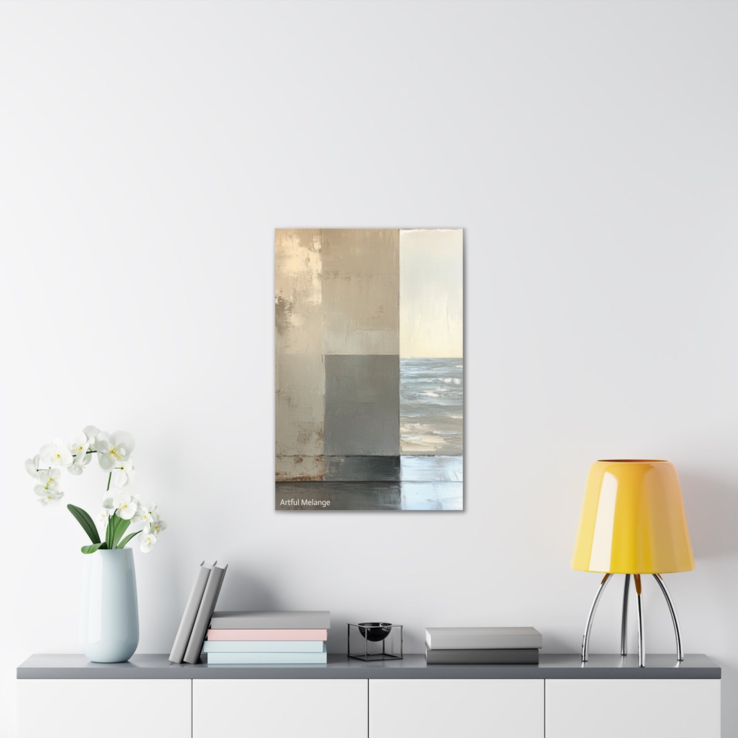 Acrylic Abstract Canvas Print - Richly Textured Artistry