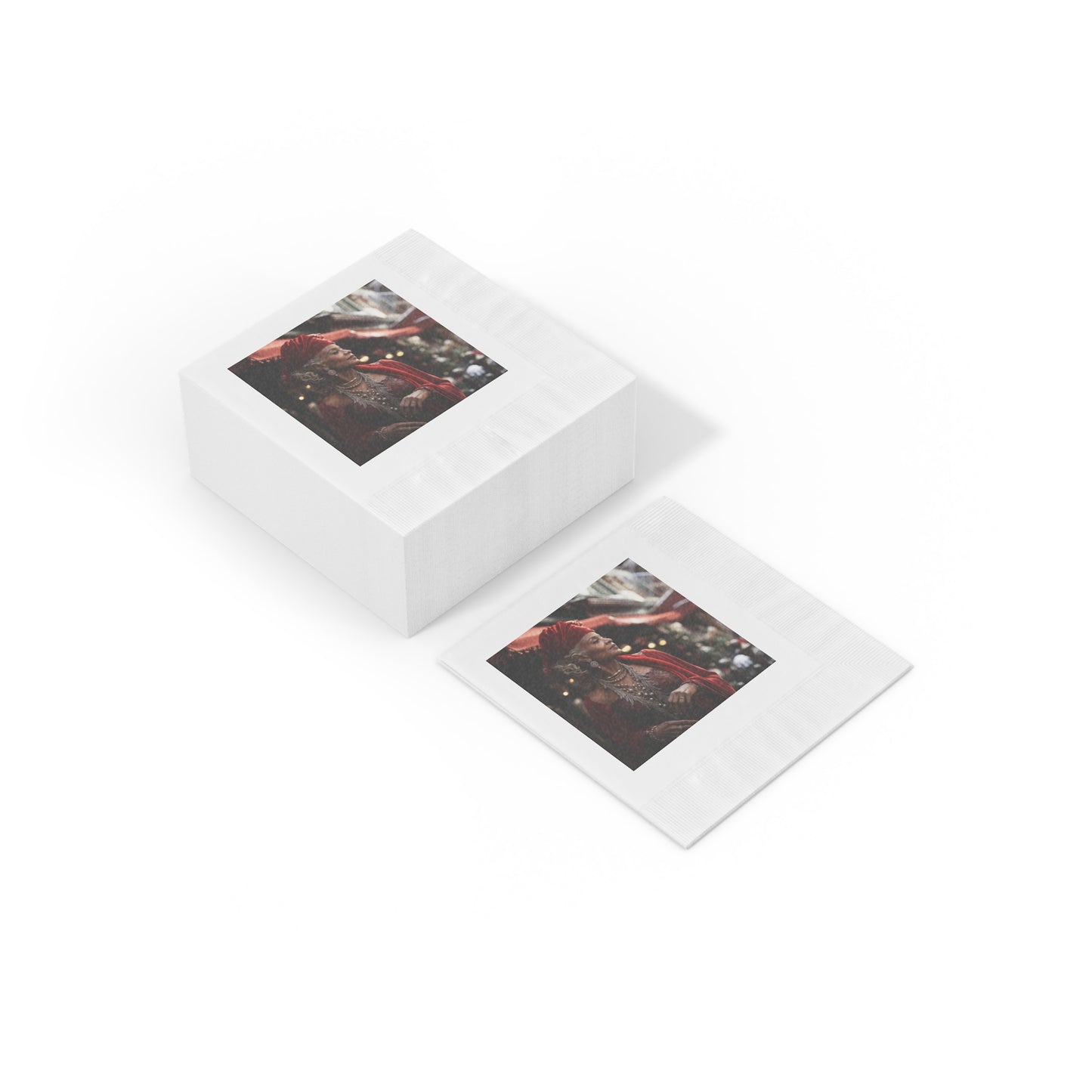 Regal Queen Claus Napkin Set 3