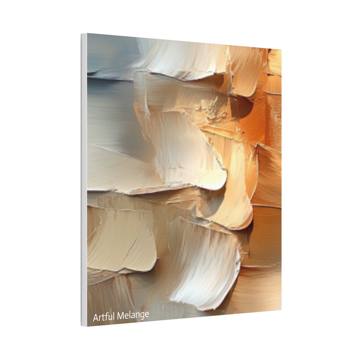Acrylic Abstract Canvas Print - Richly Textured Artistry