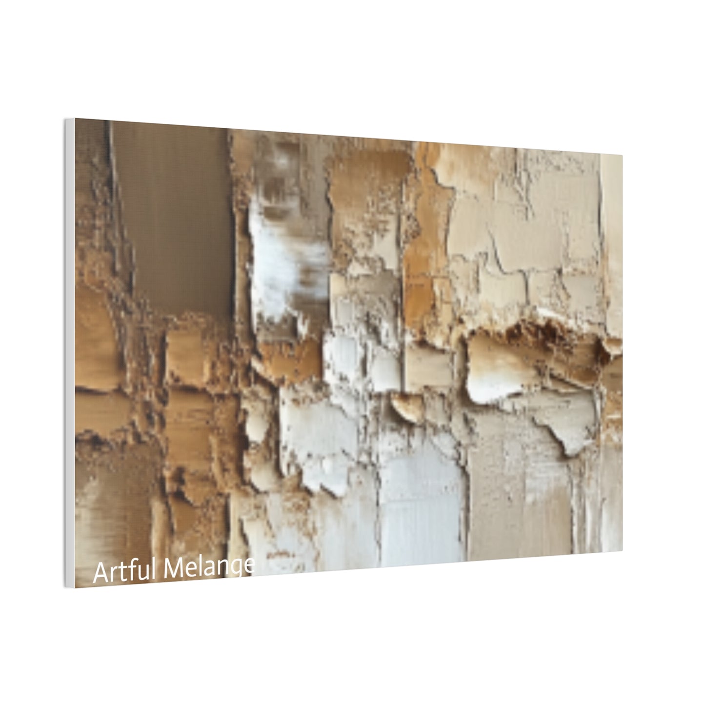 Acrylic Abstract Canvas Print - Richly Textured Artistry