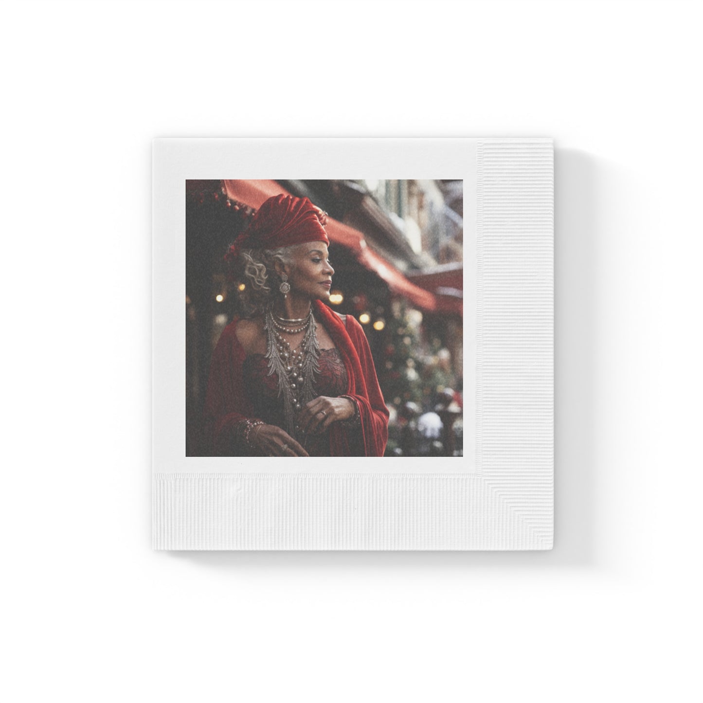 Regal Queen Claus Napkin Set 3