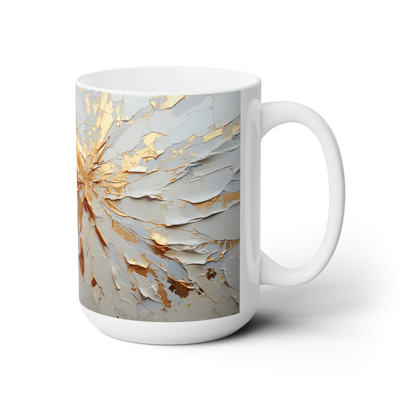 Artsy Abstract Ceramic Mug 15oz