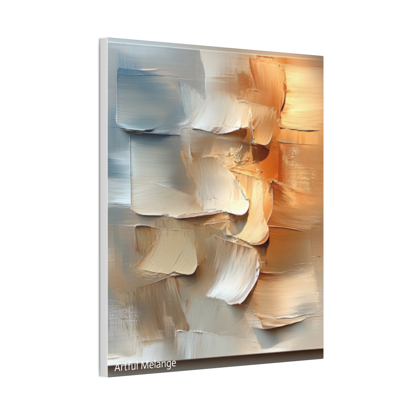 Acrylic Abstract Canvas Print - Richly Textured Artistry