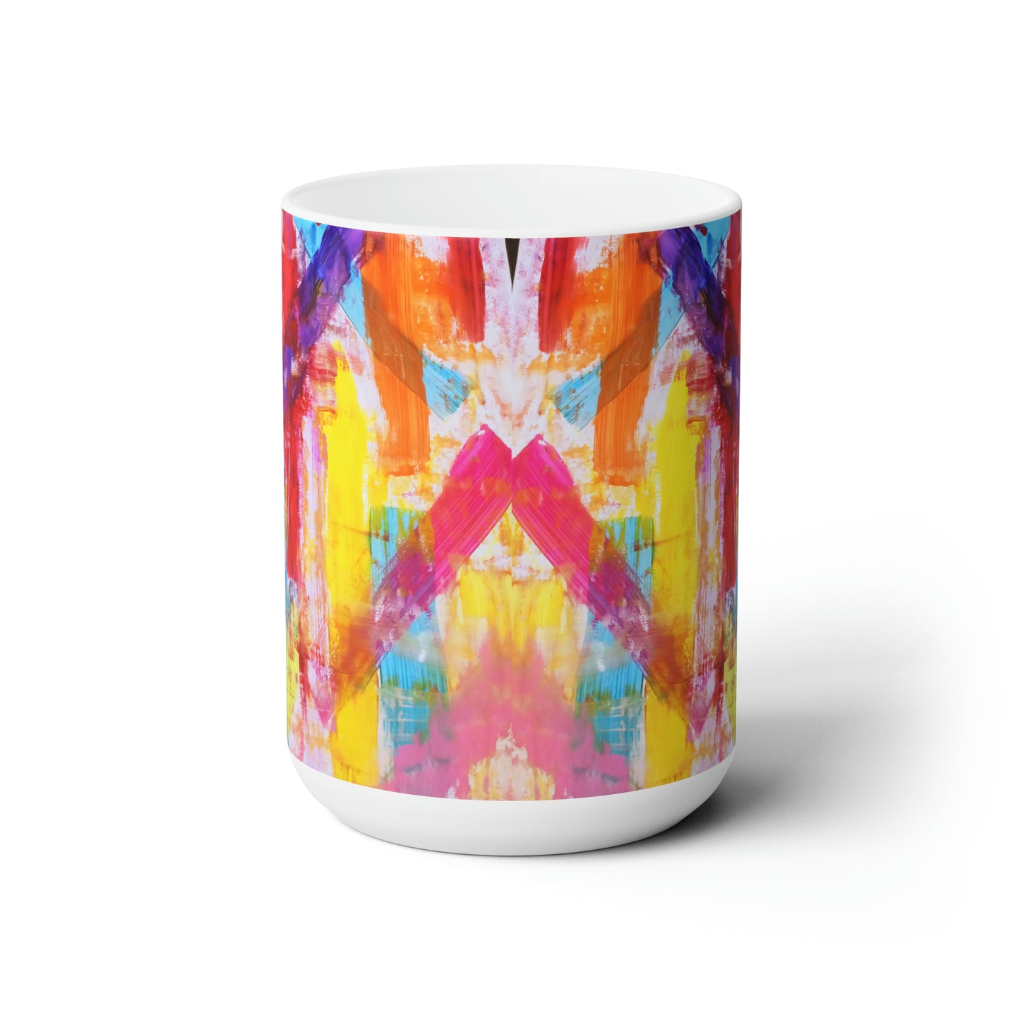 Artsy Abstract Ceramic Mug 15oz