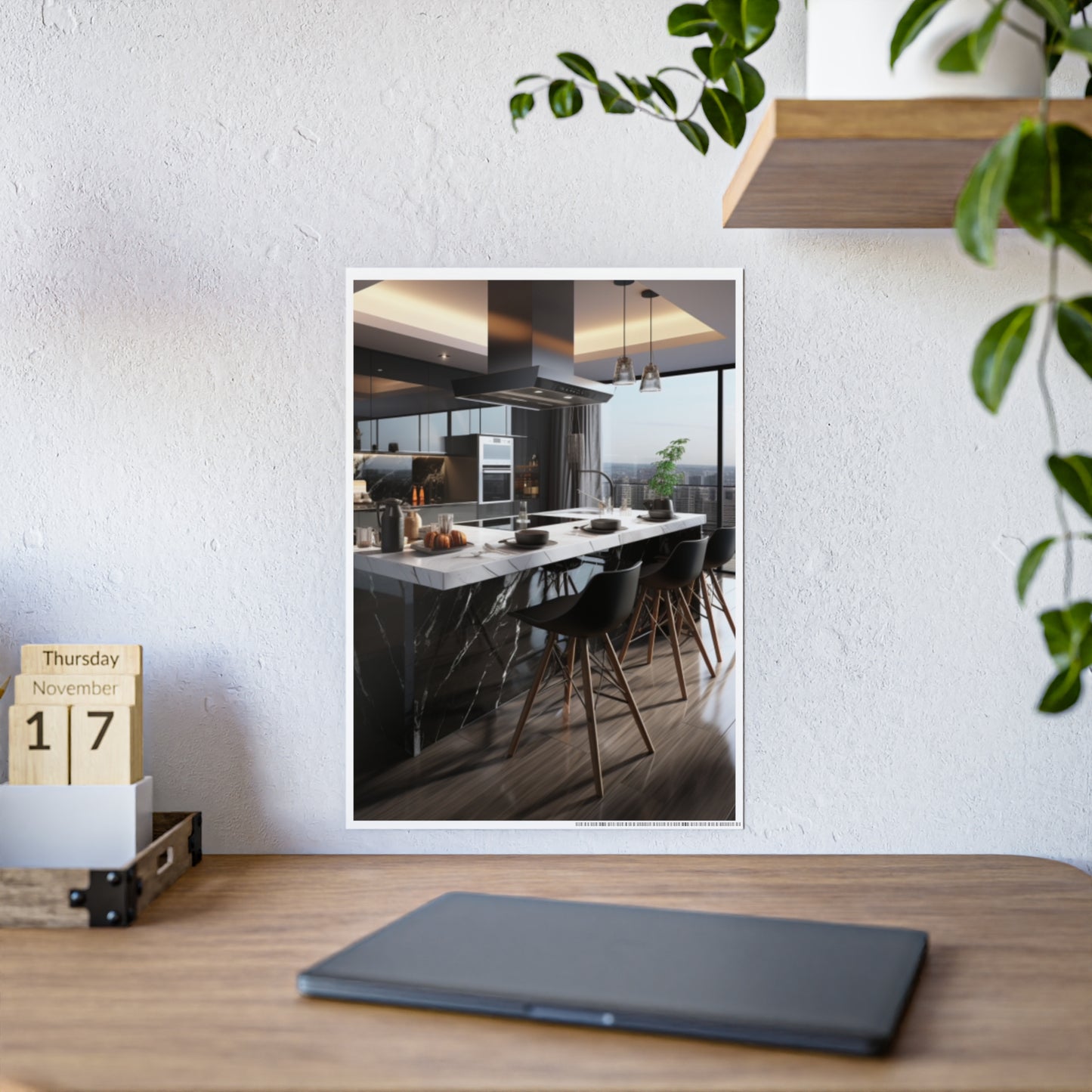 High-End Modern Kitchen Poster