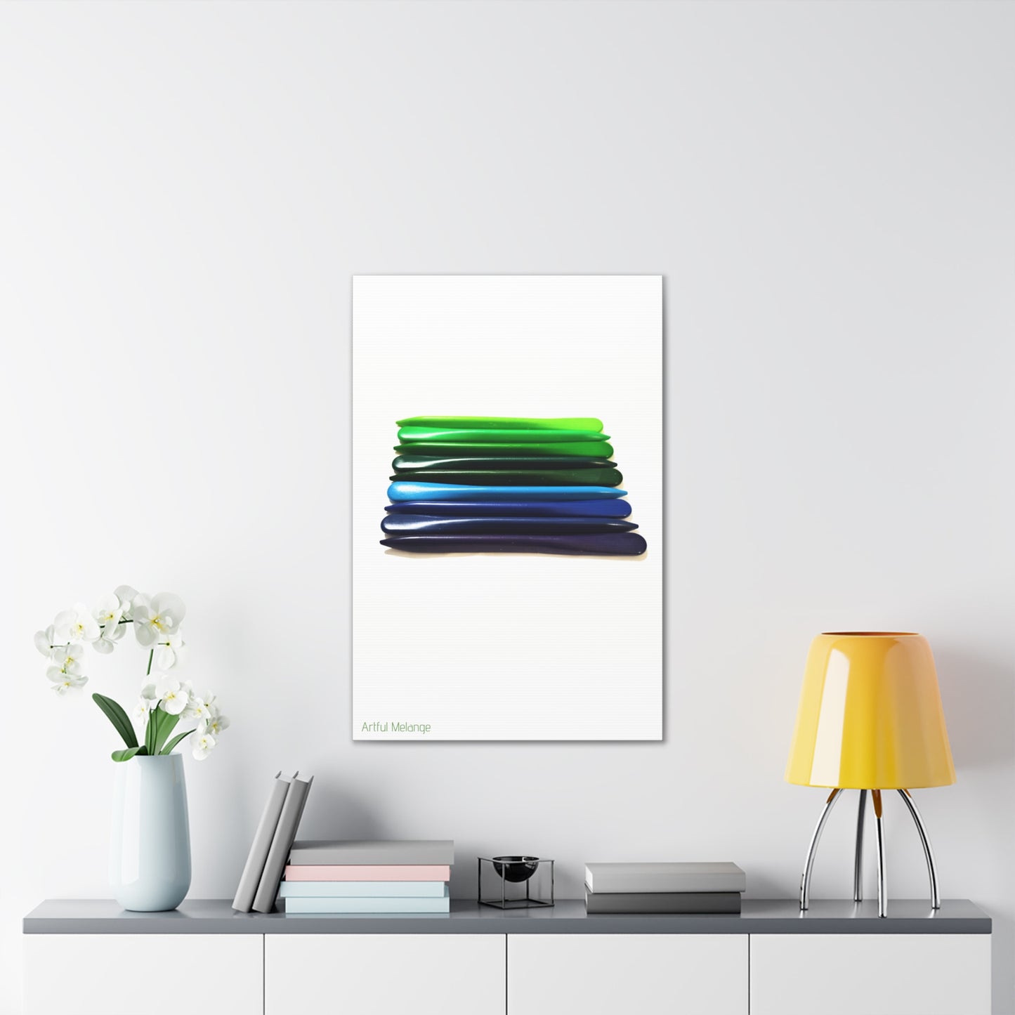 Spectrum Stacks: A Colorful Daydream in Posters and Canvas Prints