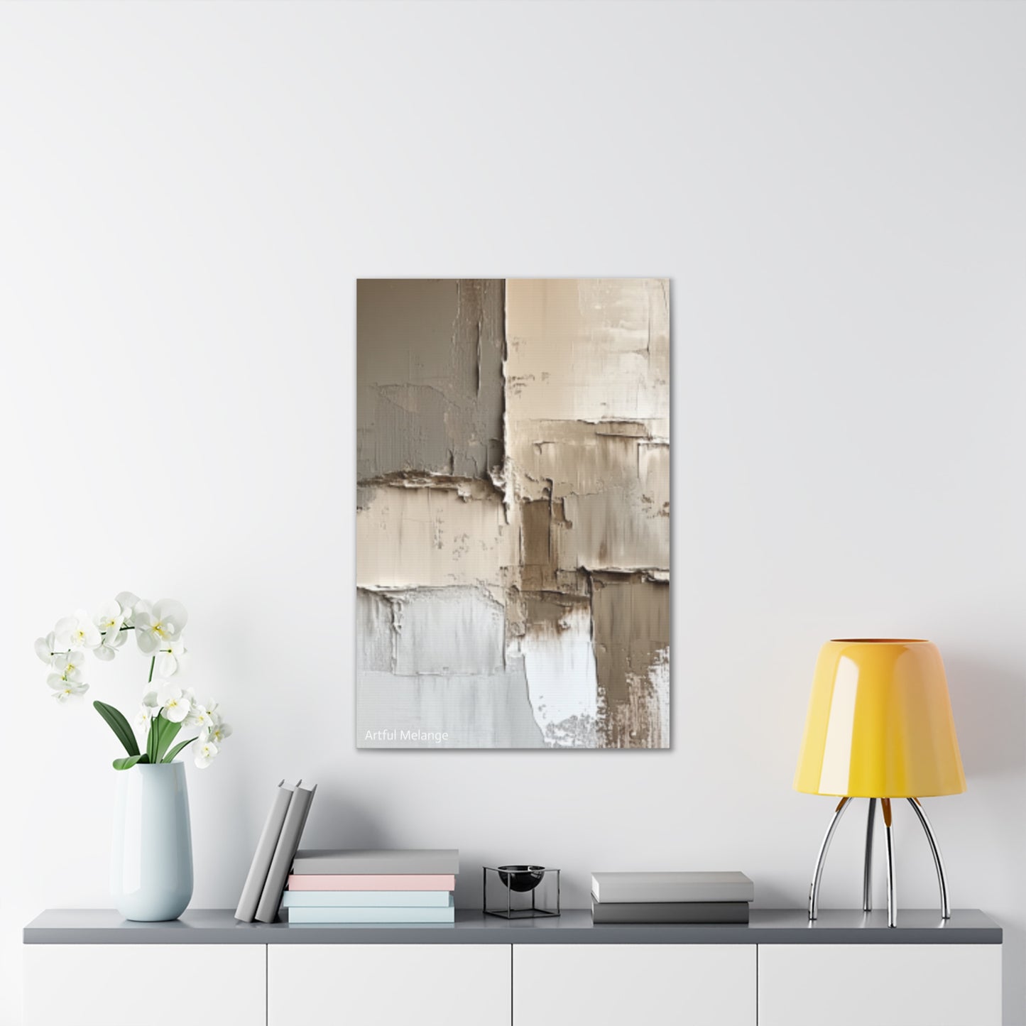 Acrylic Abstract Canvas Print - Richly Textured Artistry