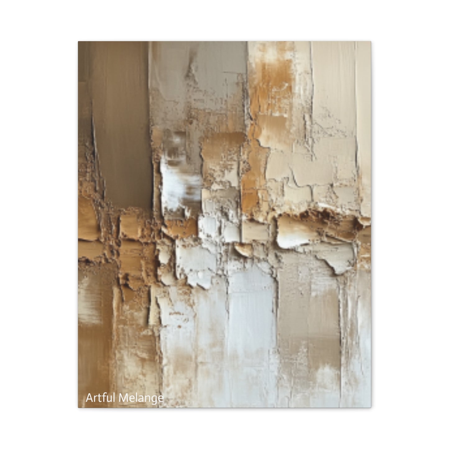 Acrylic Abstract Canvas Print - Richly Textured Artistry