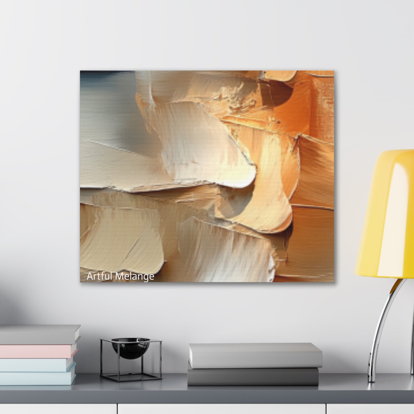 Acrylic Abstract Canvas Print - Richly Textured Artistry