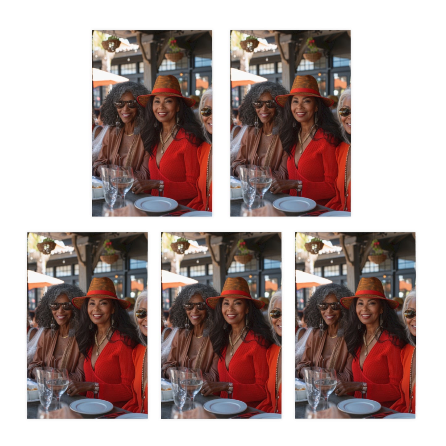 Mimosas and Melanin Note Card Set (5-Pack)