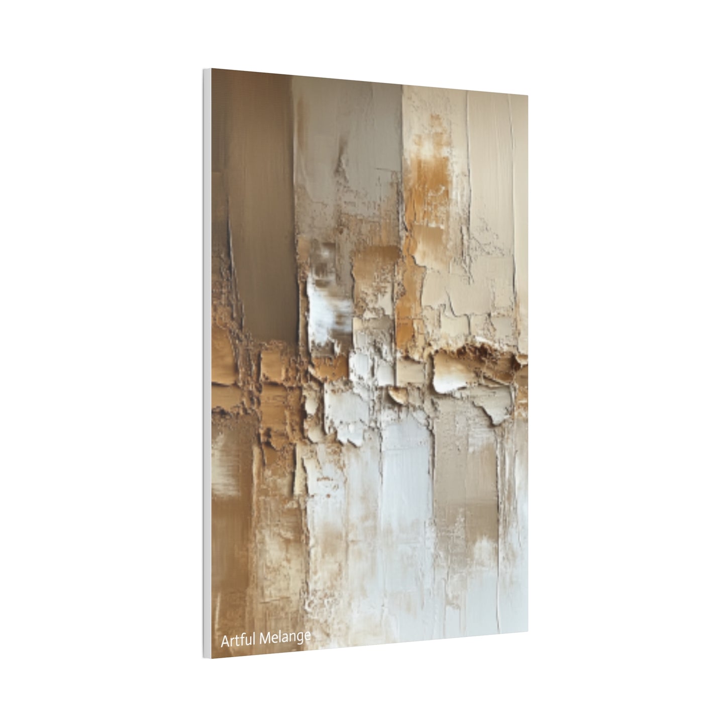 Acrylic Abstract Canvas Print - Richly Textured Artistry