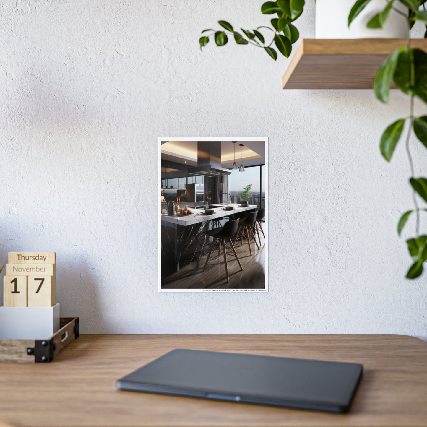 High-End Modern Kitchen Poster