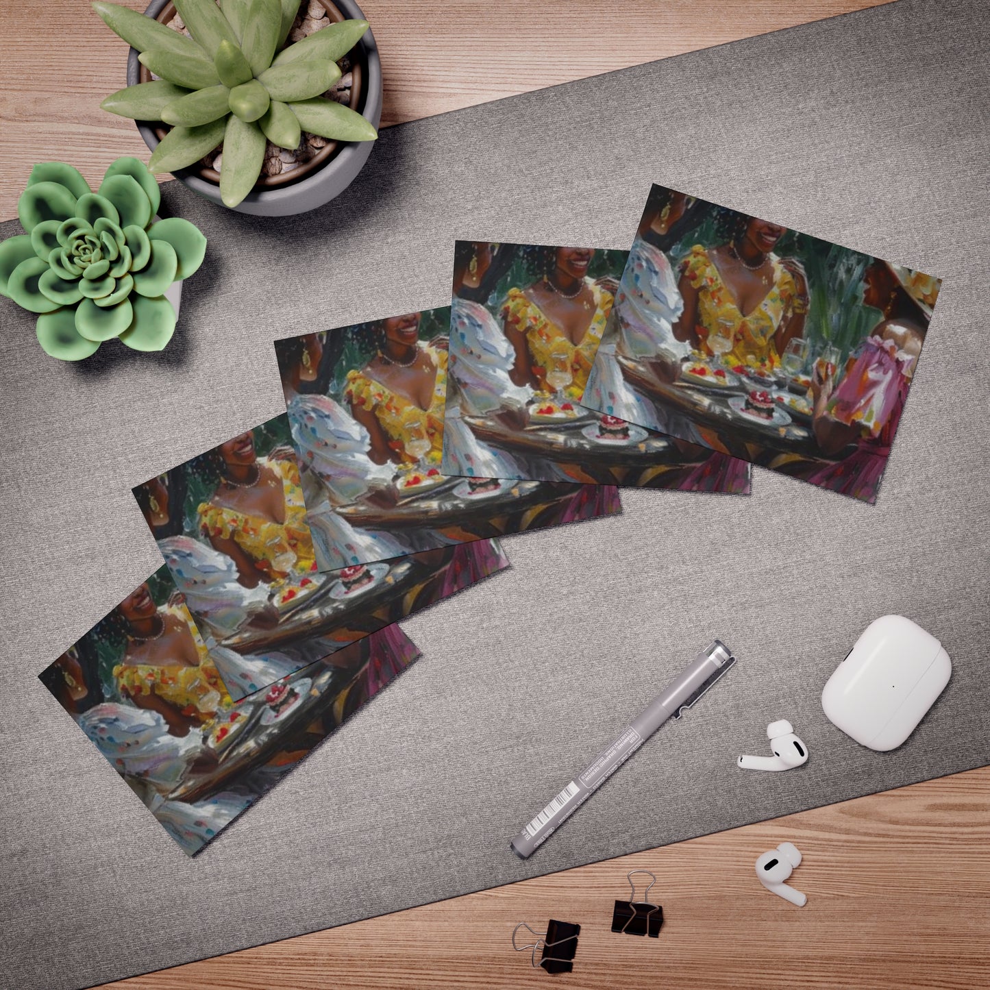 Mimosas and Melanin Note Card Set (5-Pack)