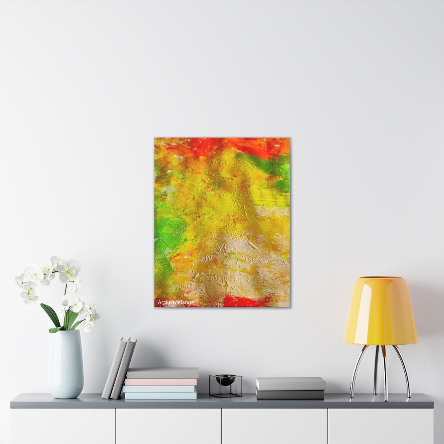 Acrylic Abstract Canvas Print - Richly Textured Artistry