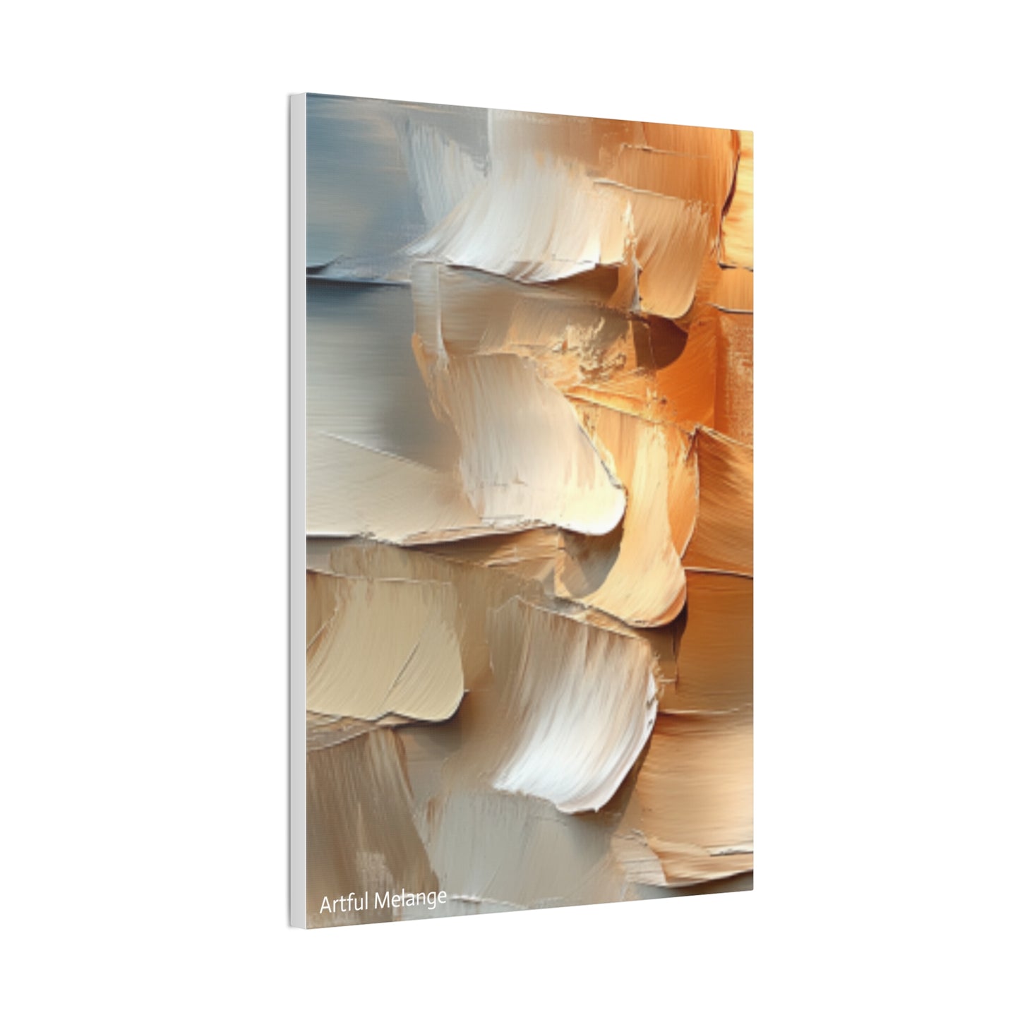 Acrylic Abstract Canvas Print - Richly Textured Artistry