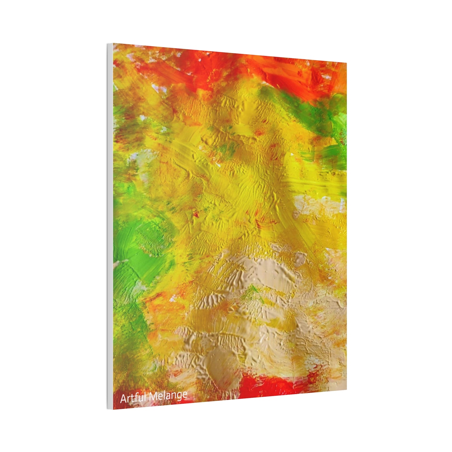 Acrylic Abstract Canvas Print - Richly Textured Artistry