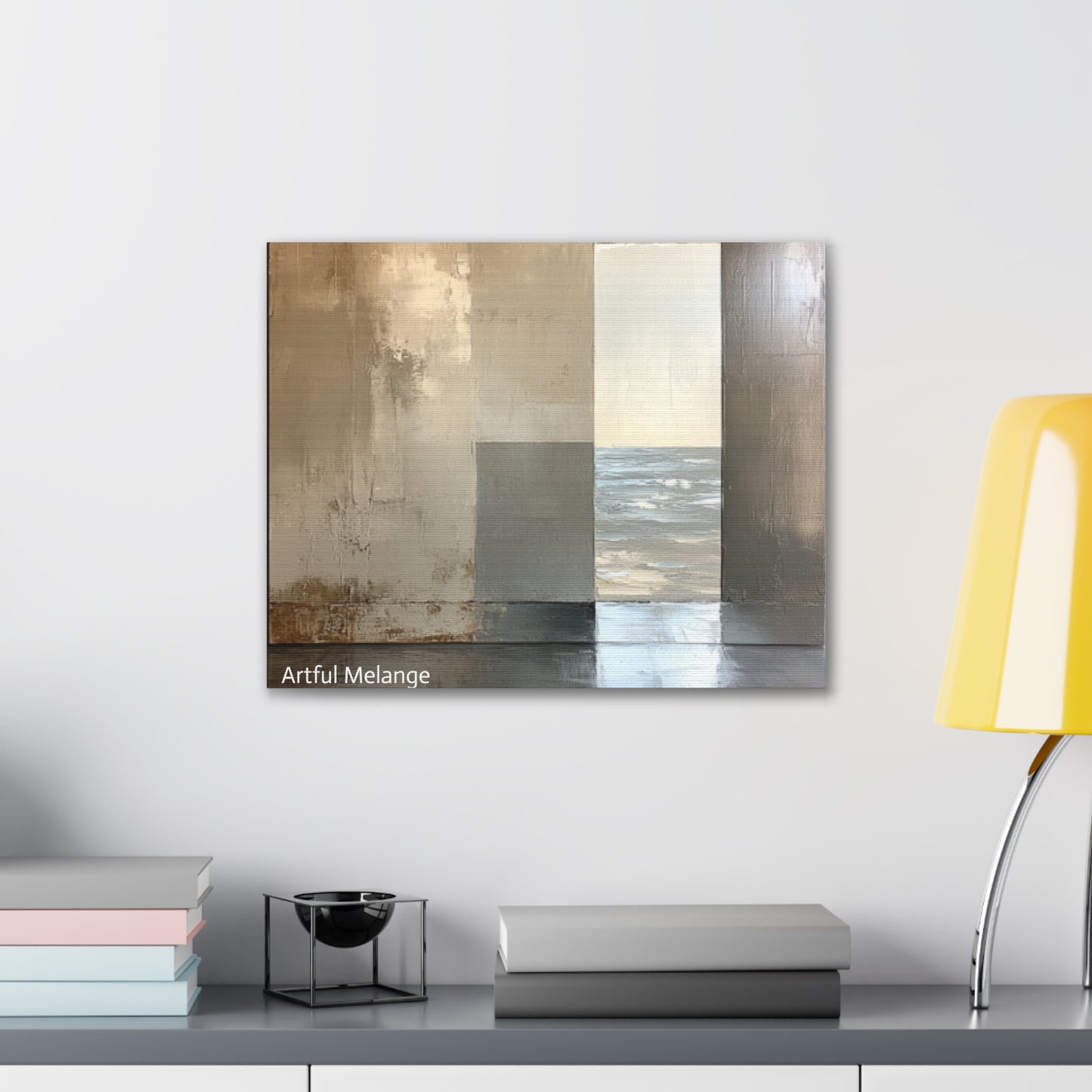 Acrylic Abstract Canvas Print - Richly Textured Artistry