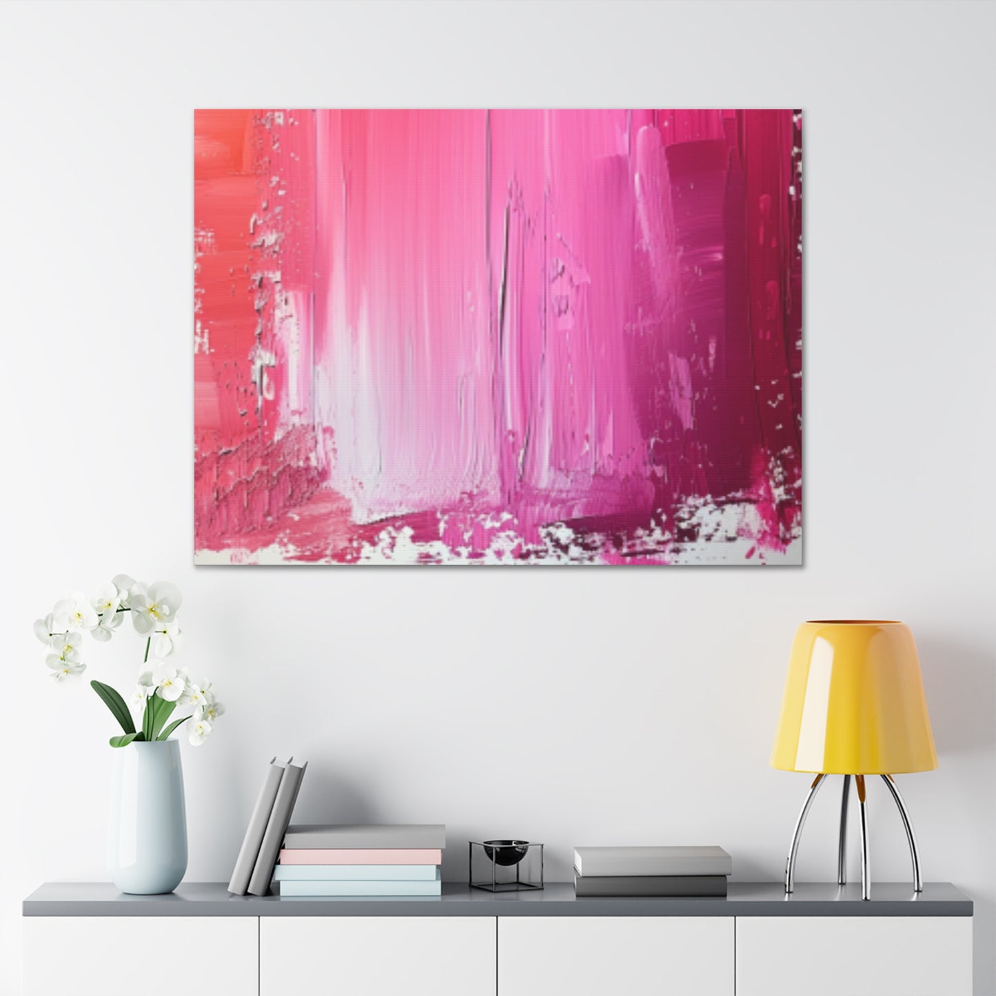 In The Pink: A Symphony of Sophistication Canvas Print
