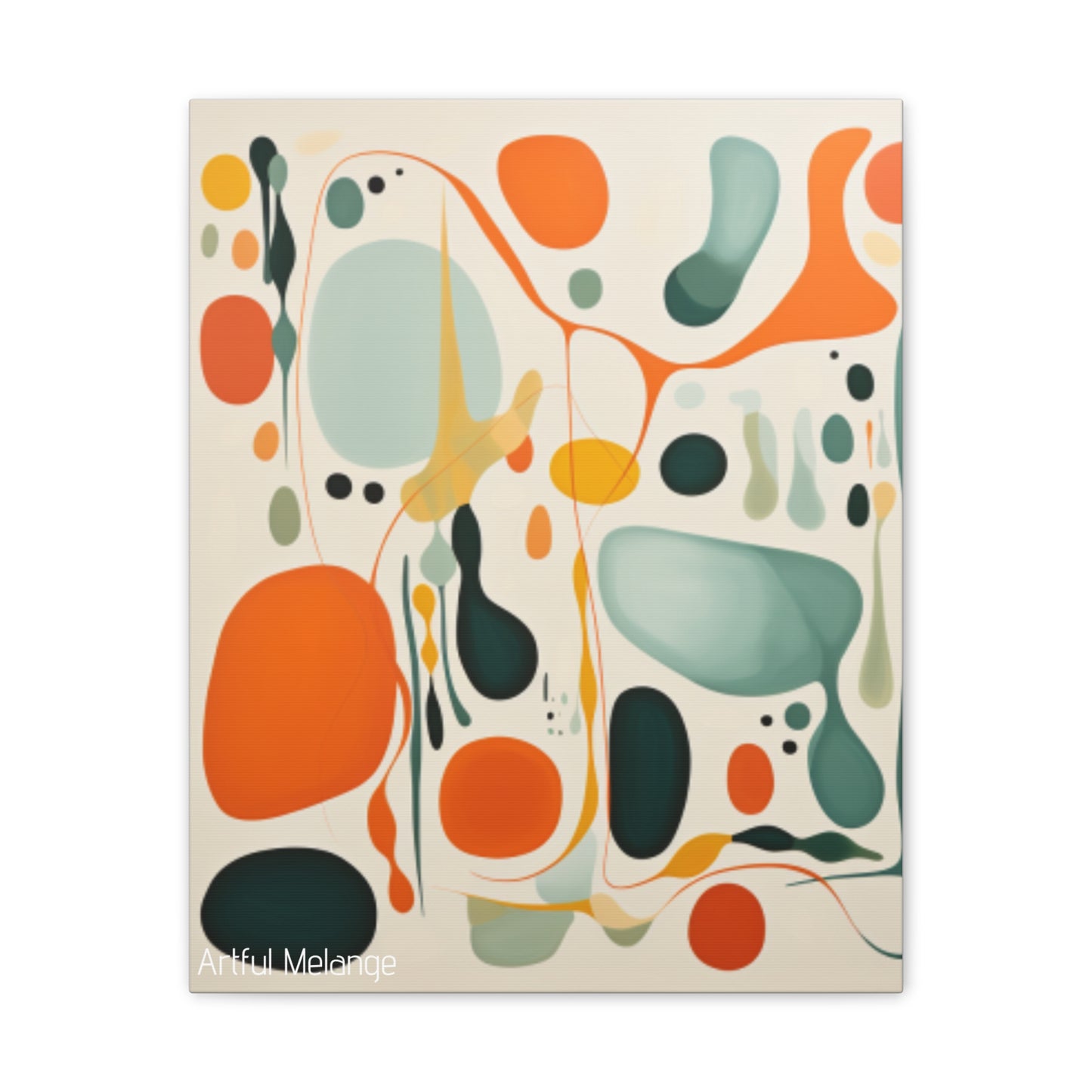 Primary Elegance: A Symphony of Sophistication Canvas Print