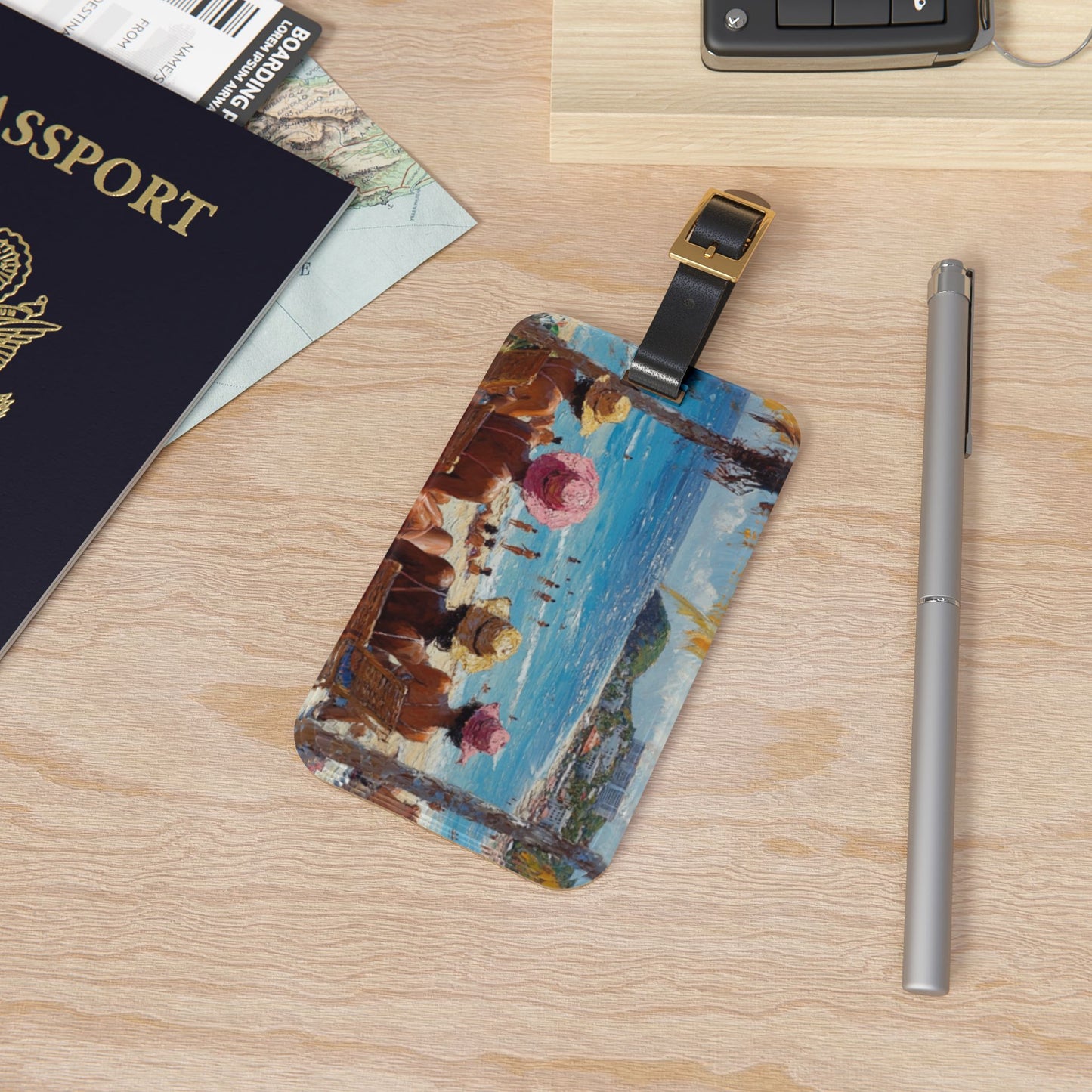 Art Voyage Sisters That Travel Luggage Tag Collection