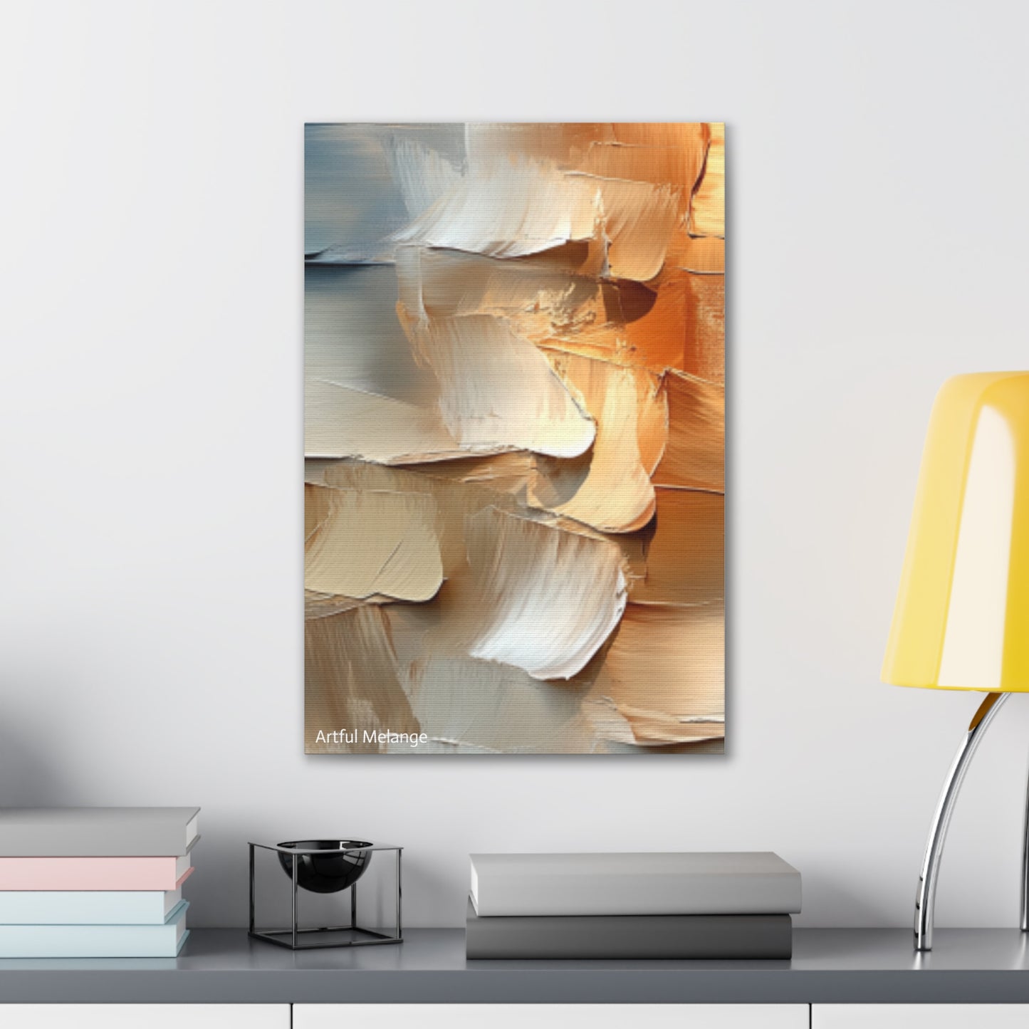 Acrylic Abstract Canvas Print - Richly Textured Artistry