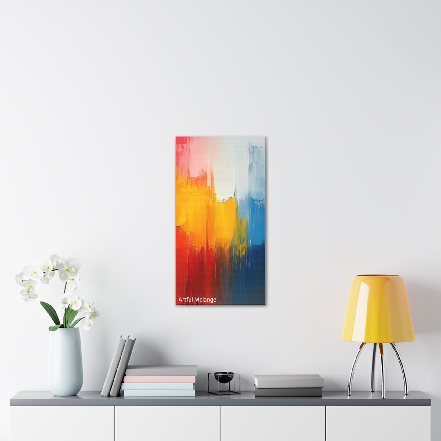 Acrylic Abstract Canvas Print - Richly Textured Artistry