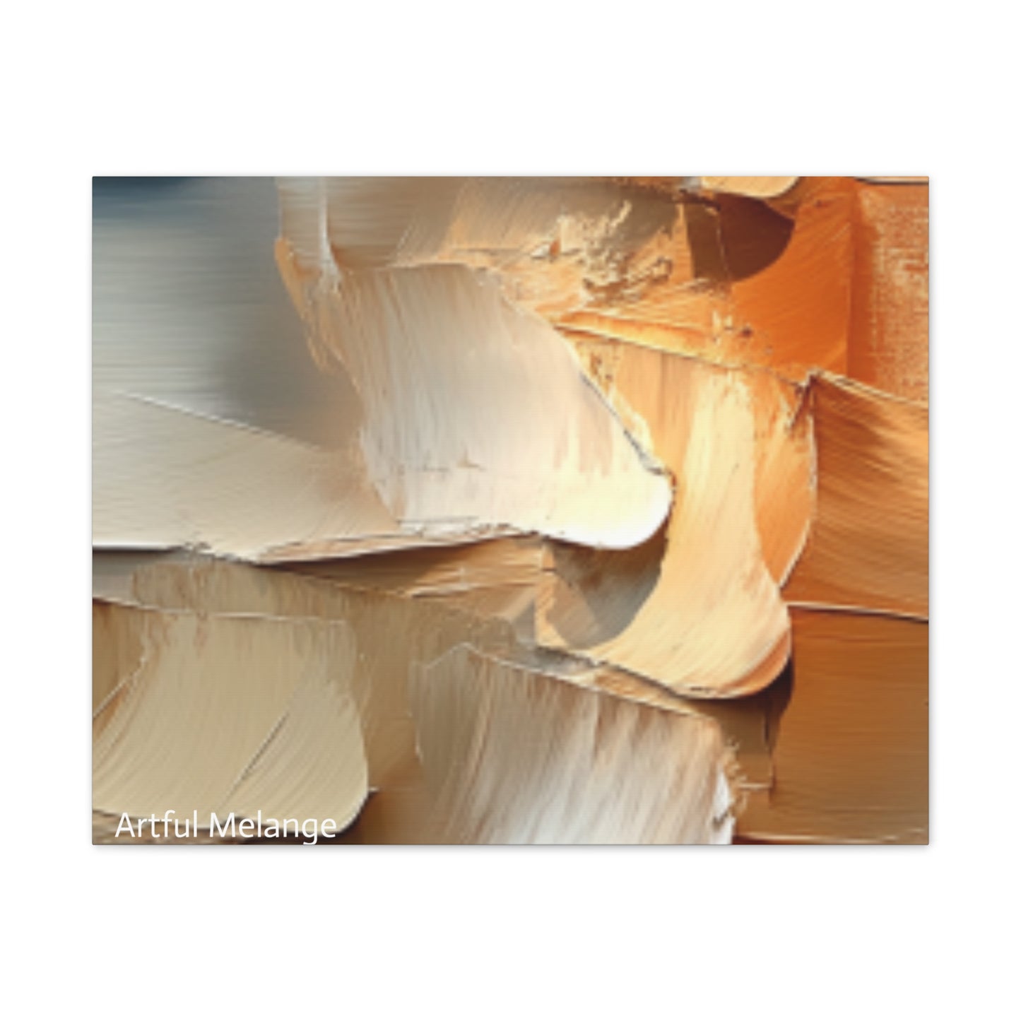 Acrylic Abstract Canvas Print - Richly Textured Artistry